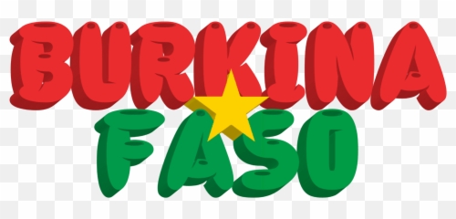 Burkina Faso Lettering With Flag - Language Emoji