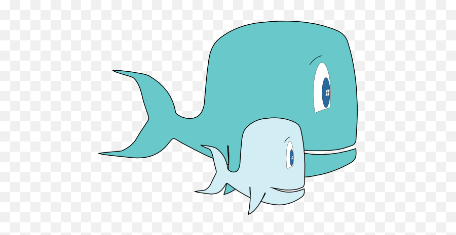 Whale Family Clipart - Clipart Emoji,Whale Emoticons