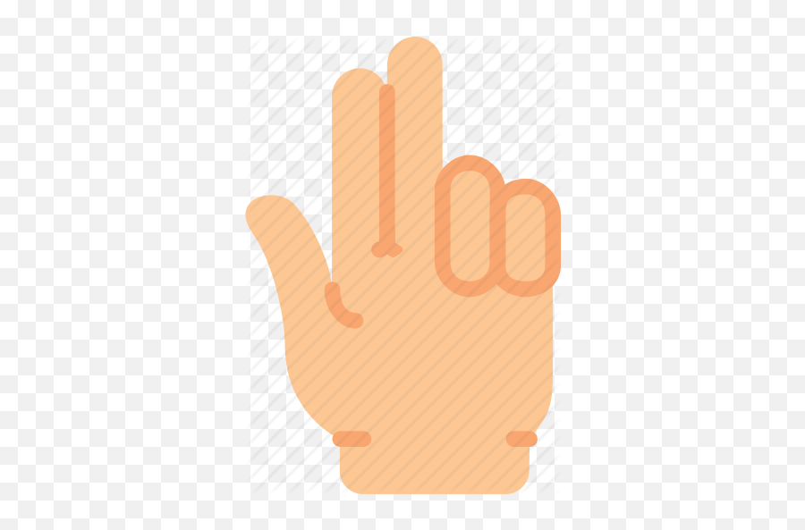 Interaction Fingers Three Finger Hand Gesture Icon - Sign Language Emoji,Three Fingers Emoji