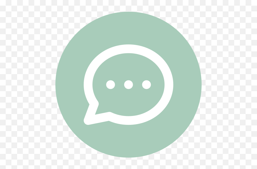 Chat Highlight Talk Speak Free Icon Of Green Macaroon - Dot Emoji,Speechless Emoticon
