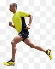 Leg Clipart Running Man - Png Emoji