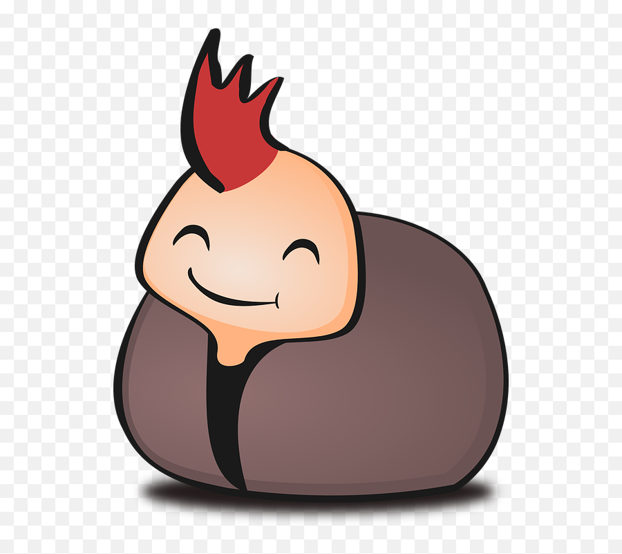Free Punk Man Vectors - Animasi Bayi Punk Emoji,Emo Emoticon