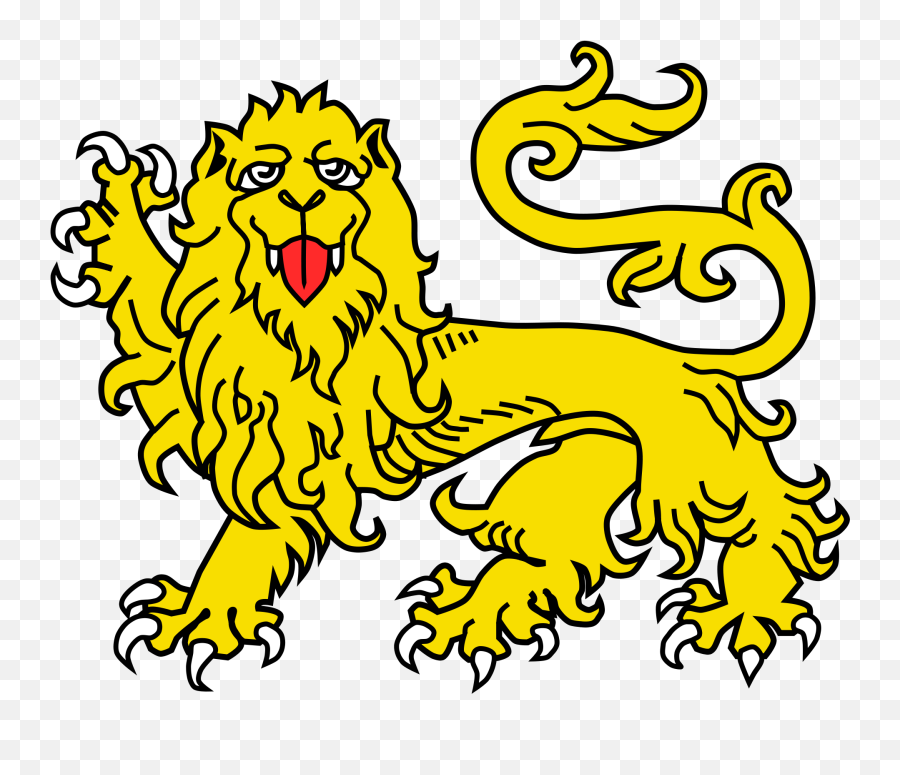 Attitude - Coat Of Arms Lion Emoji,Lying Down Emoji