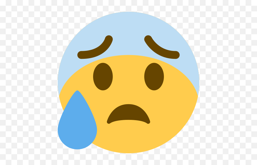 From - Discord Cold Sweat Emoji,Sweat Emoji