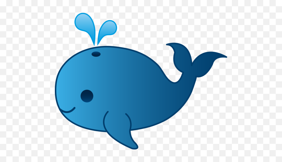 Whale Picture Freeuse Png Png Files - Cute Blue Whale Clipart Emoji,Whale Emoticon