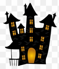 Library Of Horror Book Picture Free - Cartoon Halloween Creepy House Emoji
