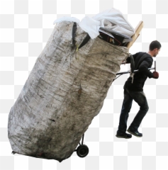 Cart Sack Truck Bag Man Workers - Things You Need When Go Fishing Emoji