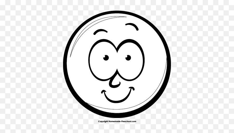 Pin - Clipart Of Smiley Face In Black And White Emoji,Squint Emoji