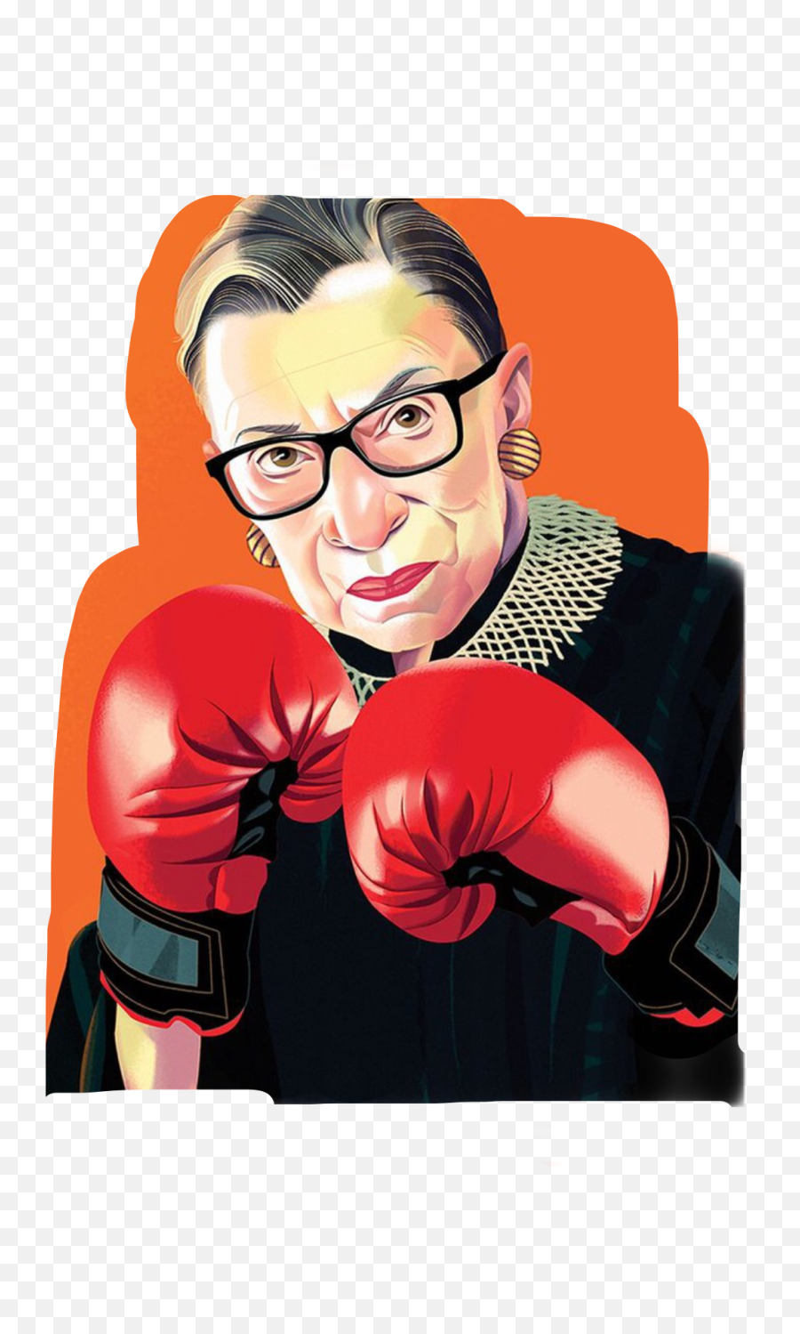 Boxing Gloves Rbg Ruthbaderginsburg Superhero Herorine - Ruth Bader Ginsburg Graffiti Emoji,Boxing Glove Emoji