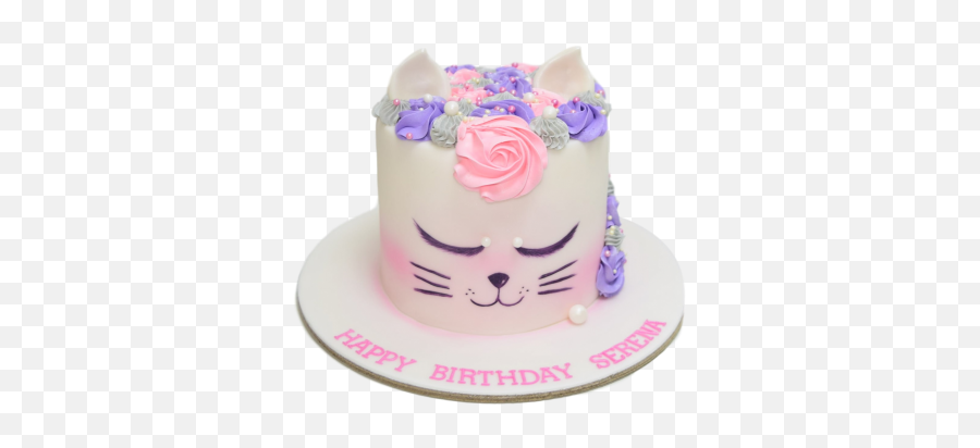 Girls Cakes Kids Birthday Cakes Dubai - Birthday Cake Cat Png Emoji,Shortcake Emoji