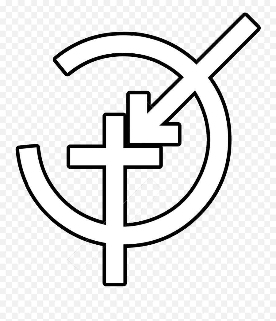I - Cross Emoji,Emoji Gender Symbols