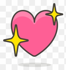 Sparkling Heart Free Icon Of 780 Vector Emoji - Png