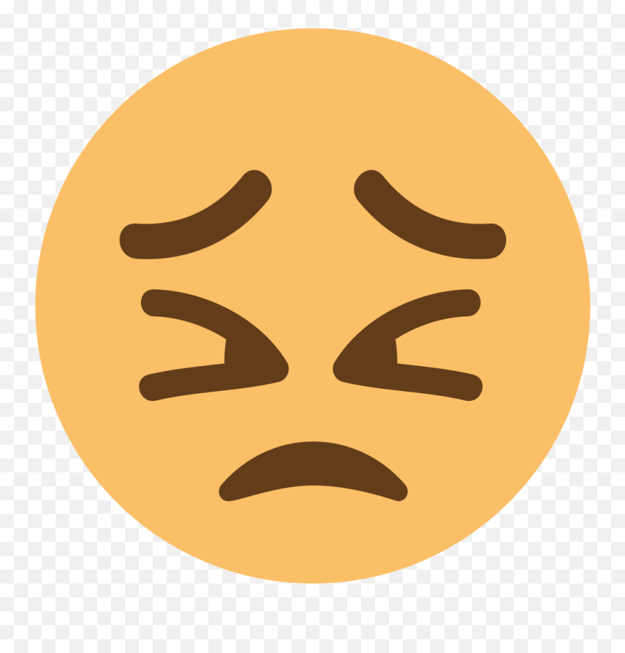 Emojione1 1f623 - Circle Emoji,Windows 10 Emoji Keyboard