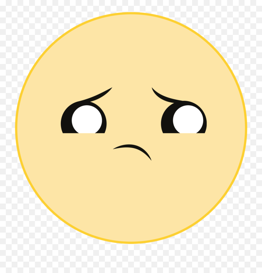 Emojis Kit Min Kam - Circle Emoji,Uneasy Face Emoticon