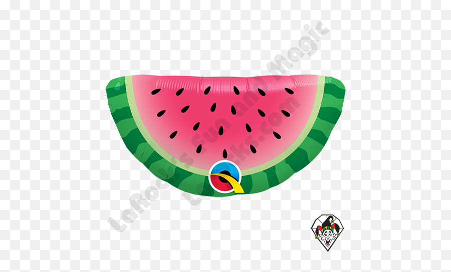 Watermelon Slice Foil Balloon Qualatex 1ct - Watermelon Emoji,Watermelon Emoji