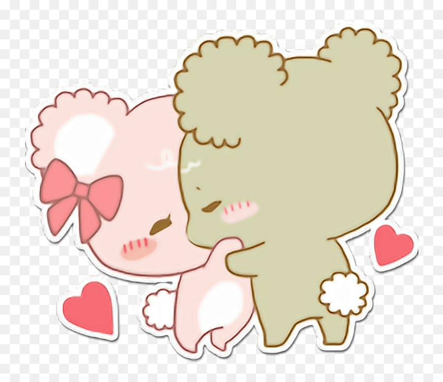Ositos Png - Kiss Vector Love Pink Facebook Sugar Cubs Sugar Cubs Stickers Png Emoji,Sugar Emoji