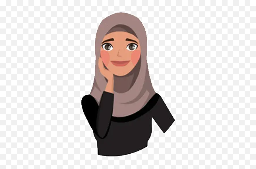 Girl Whatsapp Stickers - Arab Women Wearing Mask Emoji,Girly Emoji