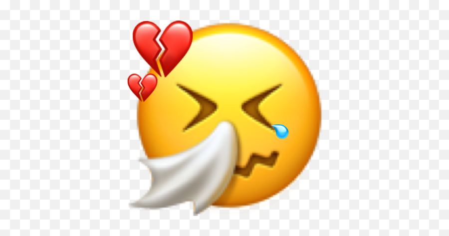 Emoji Text Trending Picsart Night - Blowing Nose Emoji Png,London Emoji