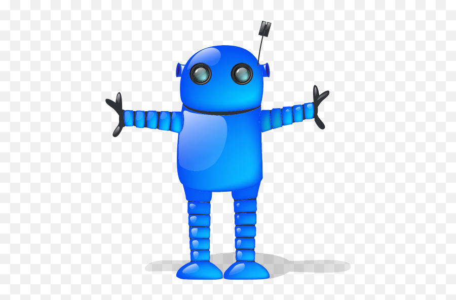 Blue Objects Png File Related To Blue Robot Shadow Icon - Blue Robot Png Transparent Emoji,Android Robot Emoji
