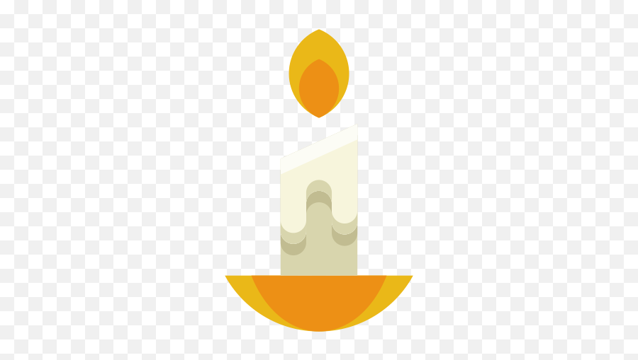 Decoration Wax Light Fire Candle Flame Icon - Light Transparent Candle Png Emoji,Emoji Candle