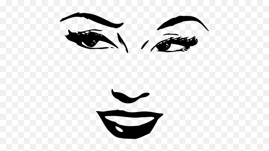 Image De Vecteur Visage Féminin - Female Face Clip Art Emoji,Zombie Emoji