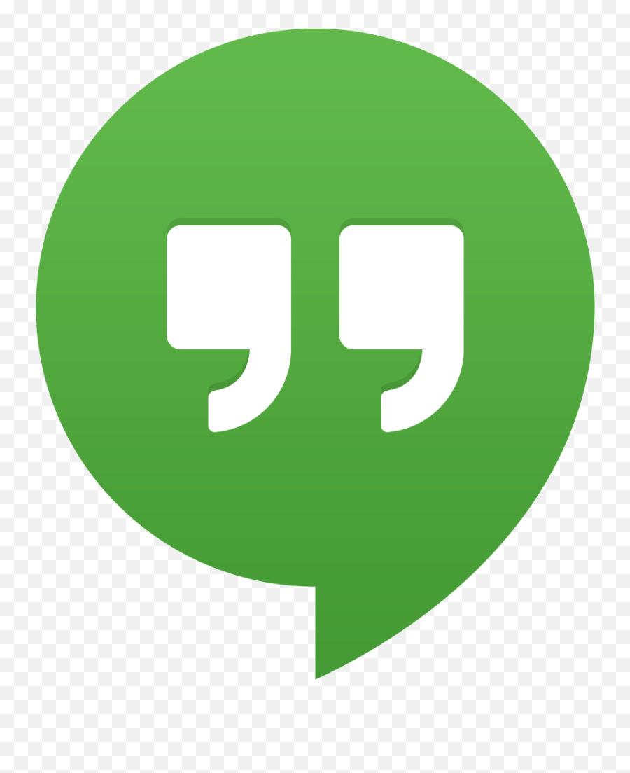 Google Hangouts Updated To V1 - Google Hangouts Logo Png Emoji,Voice Emoji
