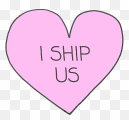 I Ship Us Tbh - Transparent Heart Emoji