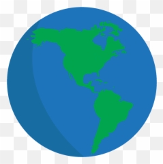 Globe Showing Americas Emoji Clipart - Earth