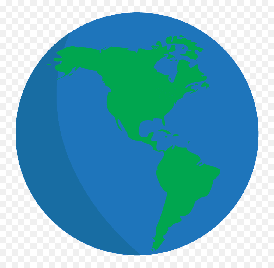 Globe Showing Americas Emoji Clipart - Earth,Emoji Planet