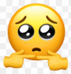 Shy Emoji Tiktoktrend Sticker - Simp