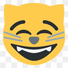 Twemoji2 1f638 - Smiley Cat Emoji