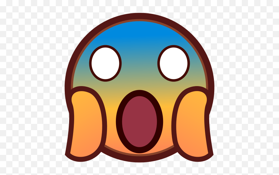 Face Screaming In Fear Emoji For Facebook Email Sms - Face Screaming In Fear Png,Screaming Emoji