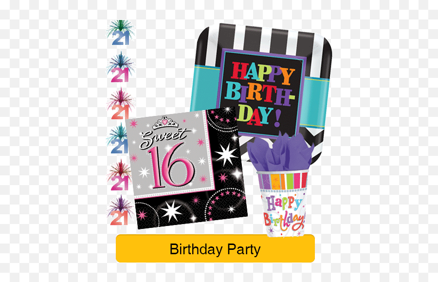 Adult Occasions U2014 Edu0027s Party Pieces - Happy Birthday Round Emoji,Adult Themed Emojis