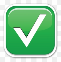 White Heavy Check Mark - White Heavy Check Mark Png Emoji,Check Mark Emoji