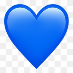Blue Heart Emoji Blue Heart Emoji Emoticon Iphone - Emoji Corazon Azul Png,Blue Heart Emoji