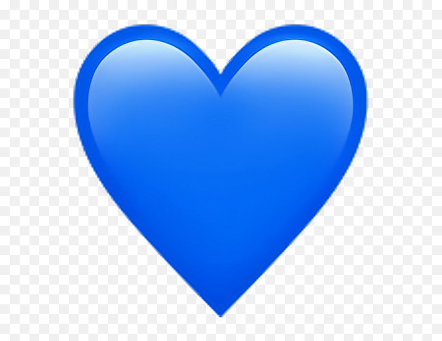 Blue Heart Emoji Blue Heart Emoji Emoticon Iphone - Emoji Corazon Azul Png,Blue Heart Emoji