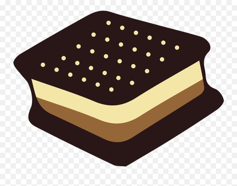Ice Cream Sandwich Dessert Food Free - Ice Cream Sandwich Clipart Png Emoji,Emoji Ice Cream Cake