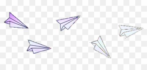 Origami Paper Plane Paperplane Blue - Triangle Emoji,Plane And Paper Emoji