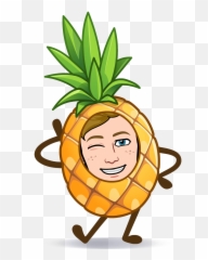 Newmoji Friday - Pineapple Bitmoji Emoji,Snapchat Fruit Emoji
