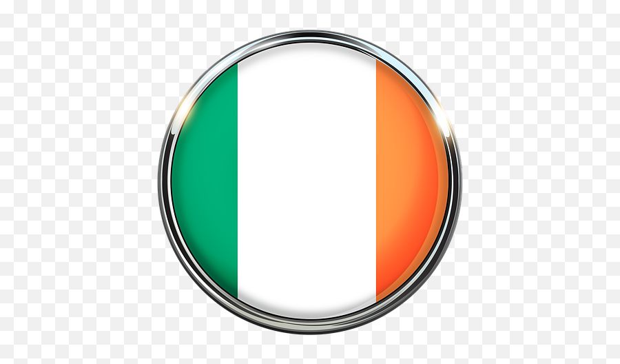 Ireland Europe Flag - Circle Emoji,Irish Flag Emoji