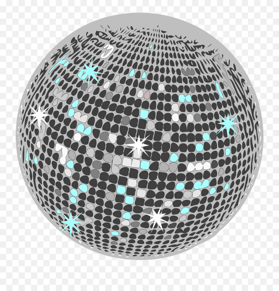Disco Ball Glitter Party Club - Kawaii Disco Ball Emoji,Disco Ball Emoji