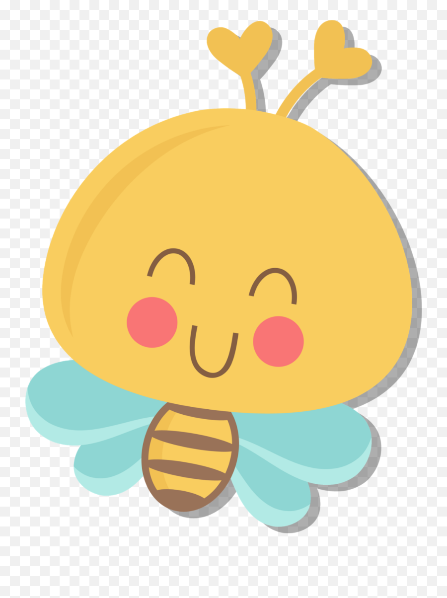 Cute Bee Emoji Yellow Ftestickers - Cute Png,Emoji Bee