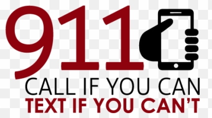 Joint Emergency Communications Center - 911 Call If You Can Text Emoji