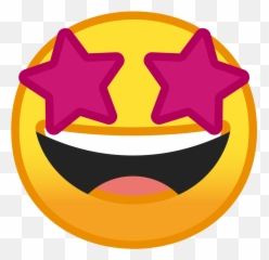 Emoji Star Png Database Of Clip Art Stop - Starry Eyes