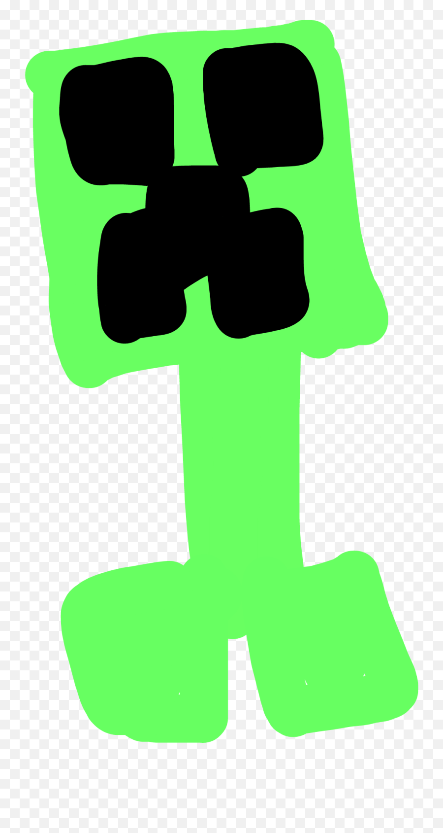 Creeper Creeperminecraft Minecraft Creeper Awwman - Clip Art Emoji,Creeper Emoji