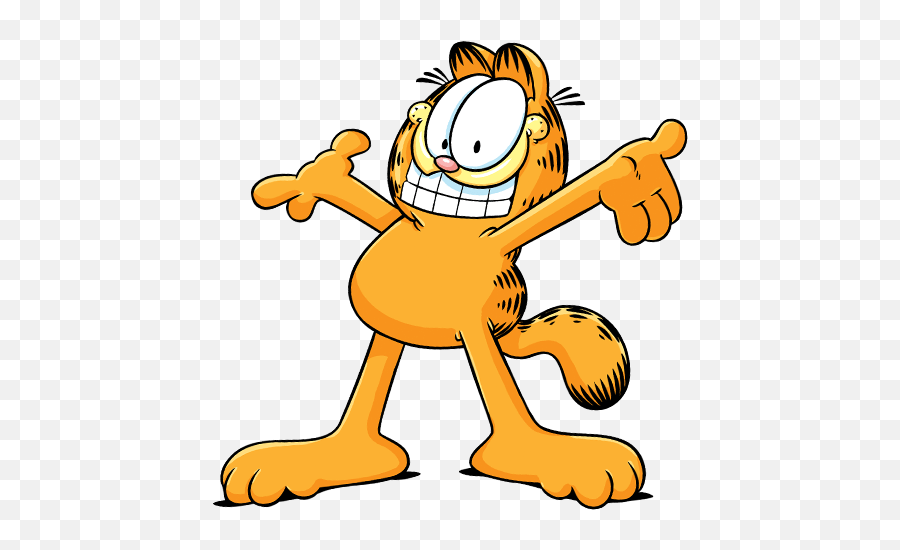 Funny Garfield Pictures With Captions - Cool Attitude Captions Cat The Garfield In Cartoon Png Emoji,Squinty Eye Emoji