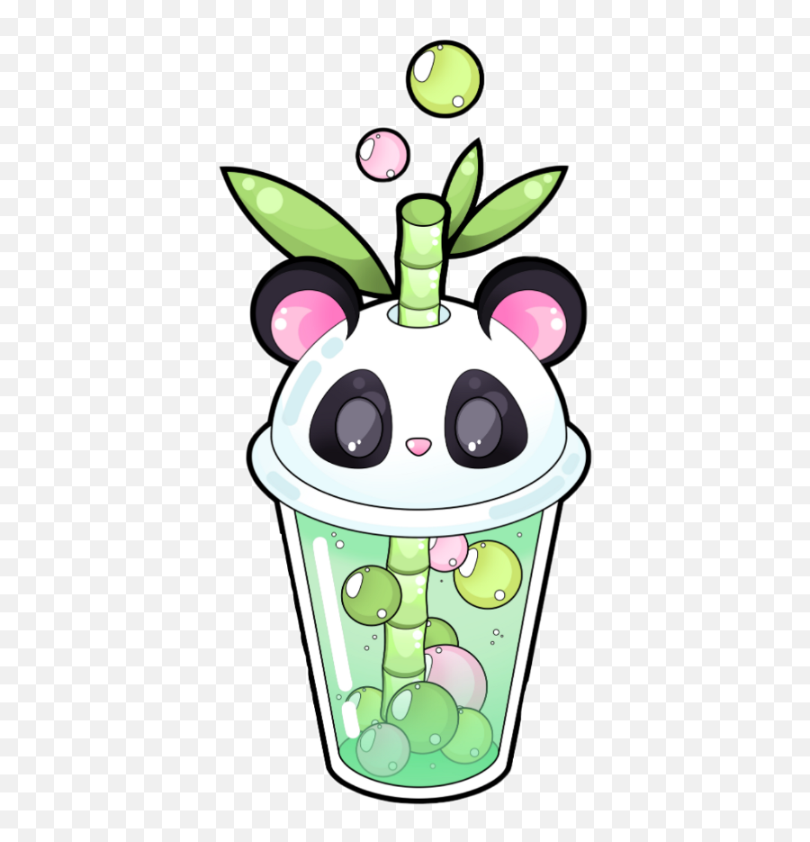 Kawaii Bubble Tea Cartoon Clipart - Cute Drawing Boba Tea Emoji,Bubble Tea Emoji
