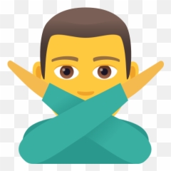 Emoji El Hombre No Hace Ningún - Manos Cruzadas Hombre Emoji Png,Cruz Emoji
