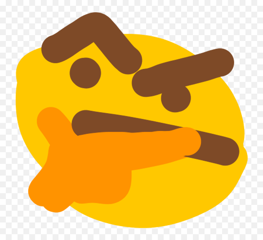 Thinking Emoji - Discord Emoji Clip Art,Clap Back Emoji