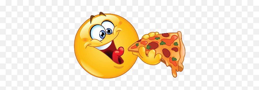 Emoji Images - Pizza Smiley Face,Facebook Pizza Emoticon